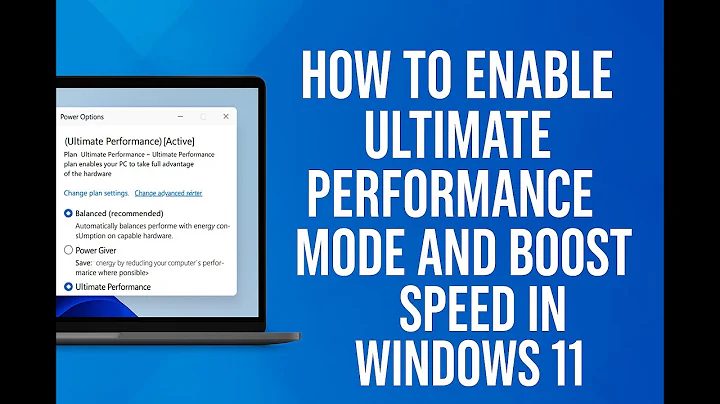 How to Enable Ultimate Performance Mode and Boost Speed in Windows 11