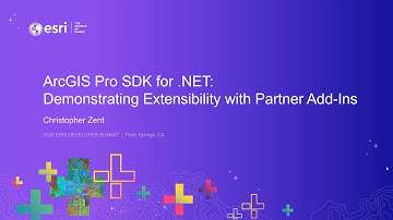 ArcGIS Pro SDK for .NET: Demonstrating Pro Extensibility with Partner Add-Ins