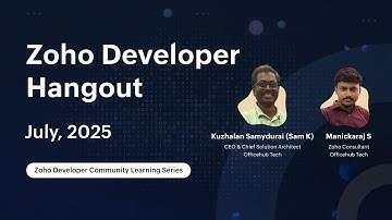 Zoho Developer Hangout 25 | AI-Powered Sales Automation: Zoho CRM + Claude + MCP Server