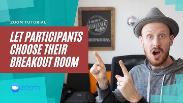 How to self-select Breakout Rooms in Zoom (Sep 25, 2020)