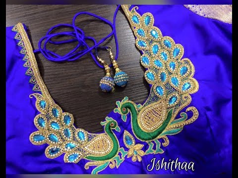 Blouse Back Neck Peacock Designs Tagged Videos On Videoholder