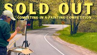 I drove my van to a painting competition in northern michigan