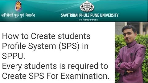 How to create a Students profile system(SPS) accounts in SPPU.