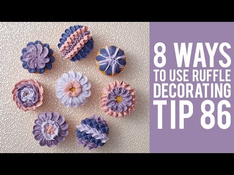 8 Ways to Decorate Cupcakes with Ruffle Tip 86