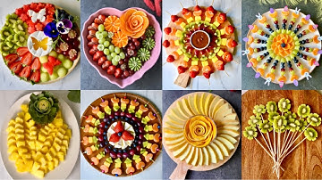 8 Creative Fruit Platters Easy Tutorials | Fruit & Cheese Boards Ideas Perfect for Any Occasion!