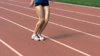Backwards Slalom Line Ankle Flip Jumps