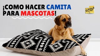 Como hacer CAMA  COLCHON para MASCOTAS Fácil (Paso a Paso)