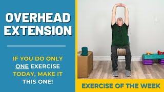 Improve Posture, Oxygen, Breathing and Reduce Coughing In JUST 2 MINUTES | Overhead Extension @pulmonaryrehab