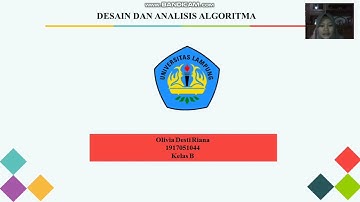 PR DESAIN DAN ANALISIS AlGORITMA || 1917051044 OLIVIA DESTI RIANA