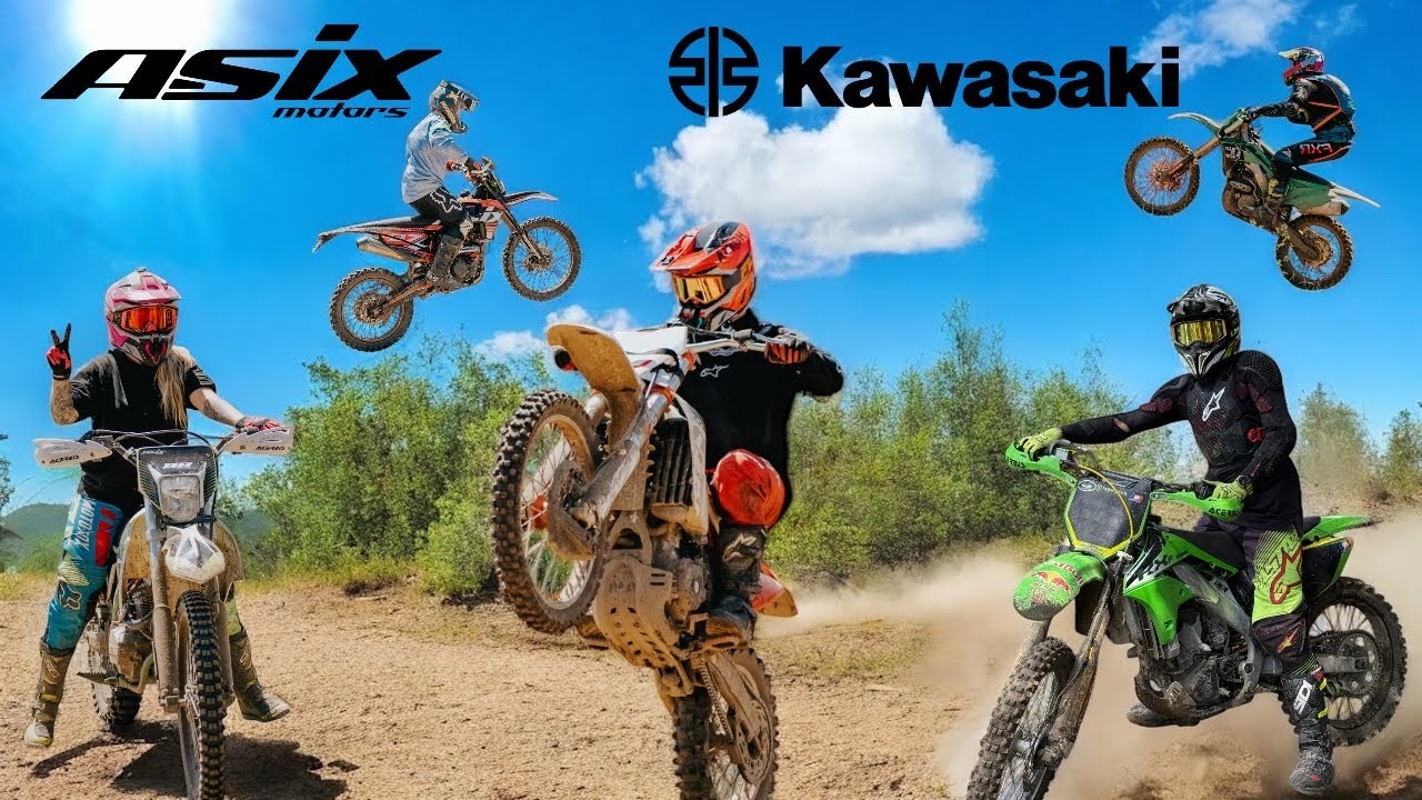 Czy Asix będzie lepszy od Kawasaki ? Tor Enduro MXDG|XR99, XT97, XB88 KAWASAKI KXF250