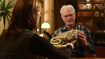 John Adams takes the Sarah´s Music Horn Challenge