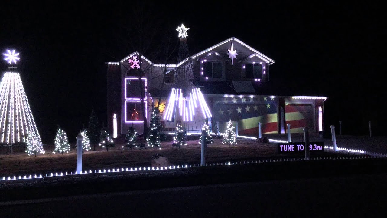 Falcon Christmas lights. YouTube