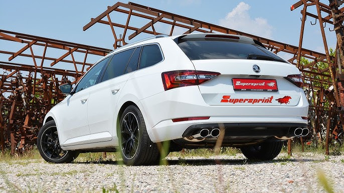 STREETBEAST Skoda Superb 3V 2.0l TSI 4x4 OPF - 76mm Klappenanlage / flap  controlled exhaust system 