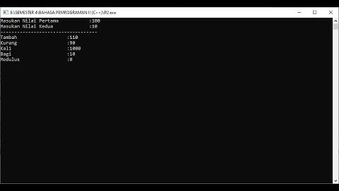 Operator Aritmatika - Bahasa Pemrograman C++ (Habib Oktarian)
