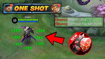 CLINT NEW BUILD FOR DAMAGE HACK!🔥 (must try) CLINT BEST BUILD 2022- MLBB