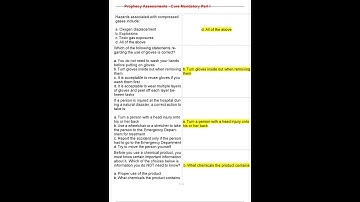 Prophecy Assessments   Core Mandatory Part I 2023