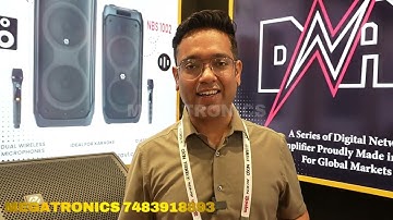 New Launch N LABS touch Display Amplifiers DNA Palm Expo 2025 mumbai Dj Sound System Market Hubli