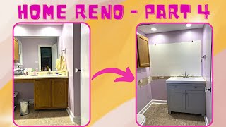 Tinkering on My House Part 4, Bathroom Vanities  Home Reno Journey