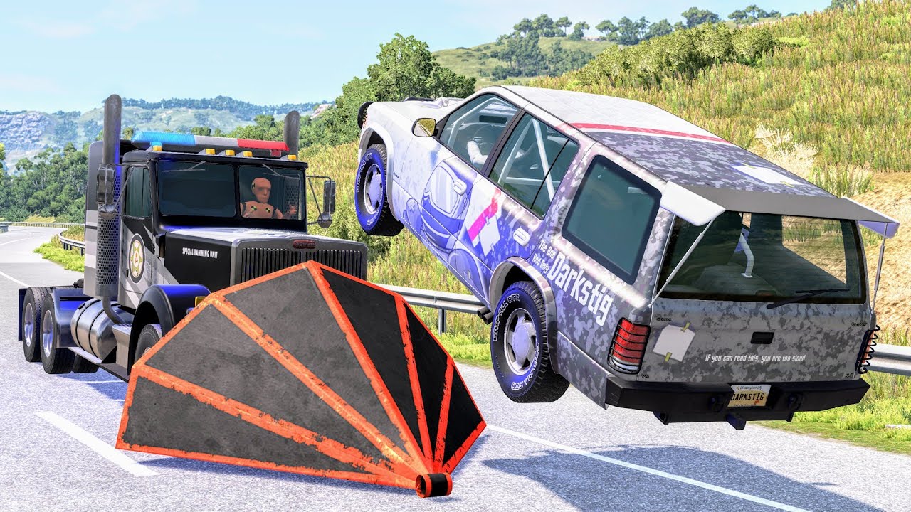 Crazy Police Chases #138 - BeamNG Drive Crashes | CrashBoomPunk
