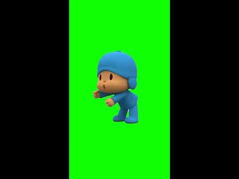 Pocoyo Dance Greenscreen HD 60fps 