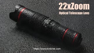 22x Zoom Mobile Telescope Lens photo and video samples