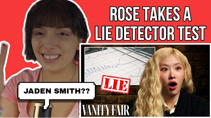 Rosé Takes a Lie Detector Test | Vanity Fair | BLACKPINK REACTION