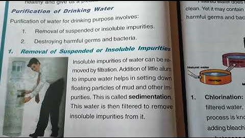 Purification of Drinking water part-1st  Class 4th Science