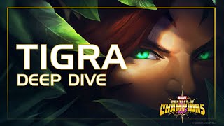 Tigra Deep Dive: The Damaging Claws of Rapture | Marvel Contest of Champions