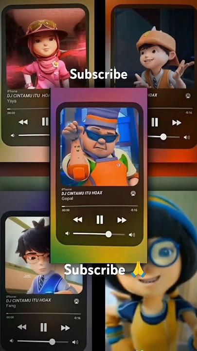 dj cinta mu itu hoax versi yaya, BoBoiBoy, fang, ying, gopal