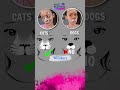 How to face paint DOGS &amp; CATS tutorial #Shorts