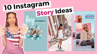 10 Cute Instagram Story Ideas to Edit your IG Stories - Tutorial Using only the app & phone