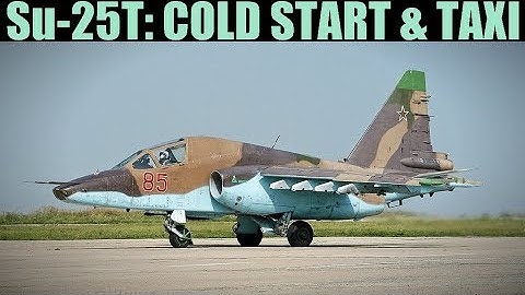 Su-25T Frogfoot: Cold Start & Taxi Tutorial | DCS WORLD