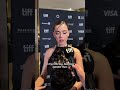 THE LAST SHOWGIRL Star Kiernan Shipka is a Clairo Stan| TIFF 2025