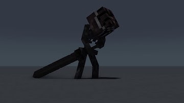 Undead warrior walk cycle + attack cycle - Mine-Imator 1.1.2