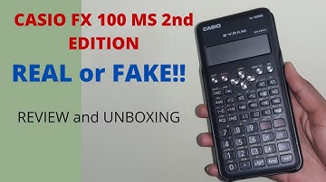 Unboxing fx-100 MS 2nd edition Calculator ll Know real or fake CASIO Calculator
