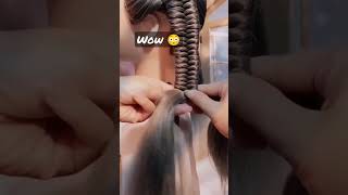 choti hairstyle 🥰 for girls ☺️#shorts #hairstyle #trending #longhair