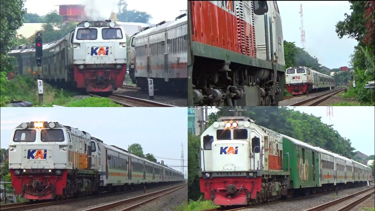 Momen Papasan Antar Kereta Di Selatan Surabaya Gubeng