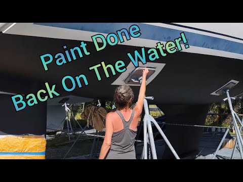 ⁣Boatyard work finished, ready to relaunch | Ep 21 #svaguaazul #sailboat #boatlife