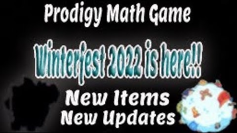 Prodigy Math Game | WINTERFEST IS HERE and STORM TITAN DEFEATED