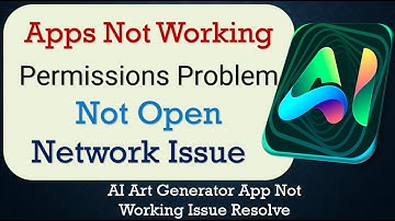 How To Fix AI Art Generator App not working | Not Open | Space Issue | Network & Permissions Issue