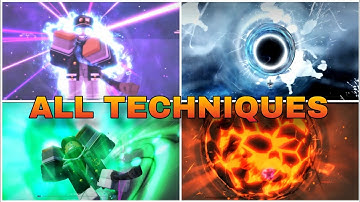 All Cursed Technique Showcase ⏐ Jujutsu Infinite