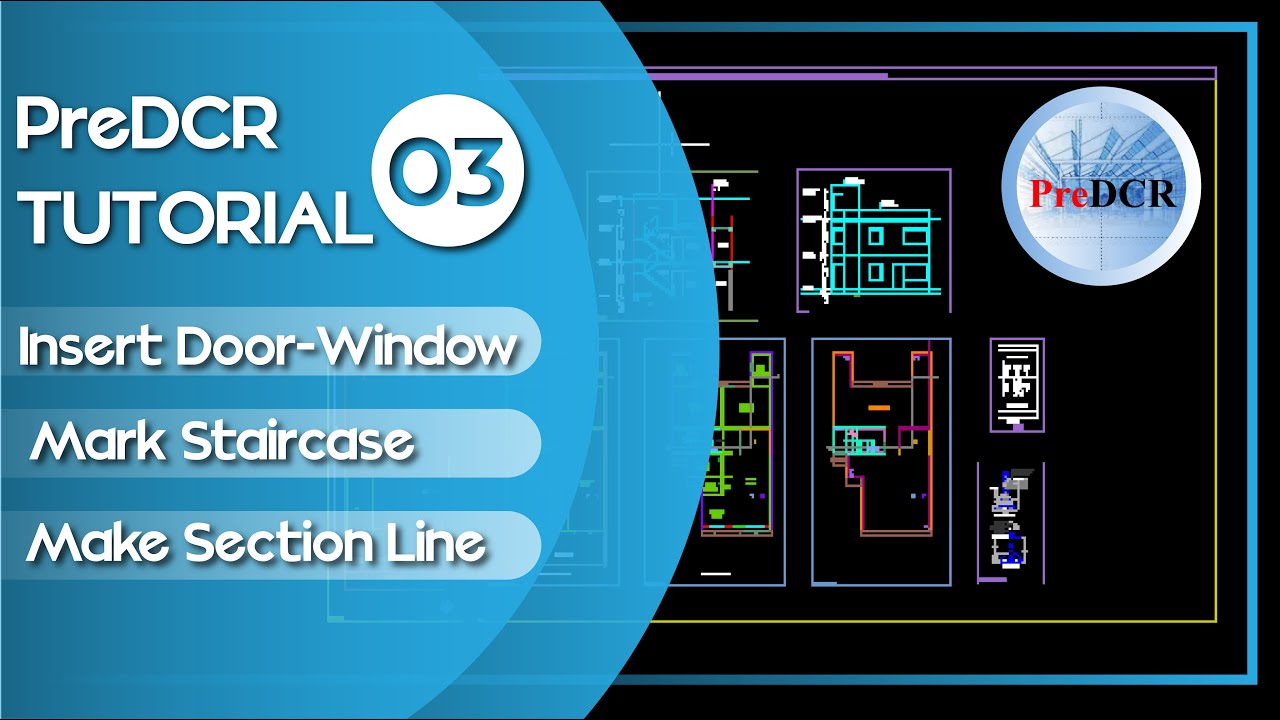 FLOOR PLANS in PreDCR | Residential PreDCR Tutorial 03 - YouTube