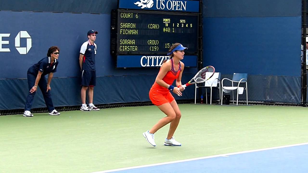 Sorana Cirstea - US Open 2013 - Slow motion video - YouTube