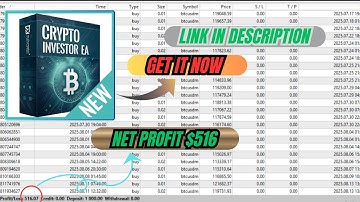 Crypto Investor EA MT4 v1.1 | Bitcoin (BTC/USD) Expert Advisor Review