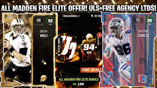 NEW ALL MADDEN FIRE ELITE SPECIAL OFFER! ULTIMATE LEGENDS AND FREE AGENCY LTDS! | MADDEN 23