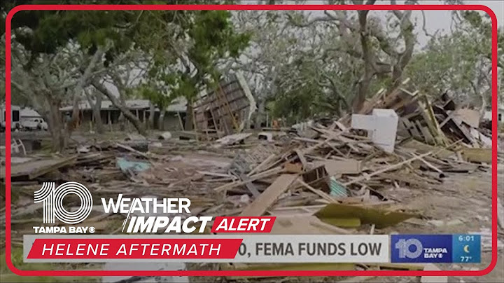 Thousands in Tampa Bay still without power after Hurricane Helene