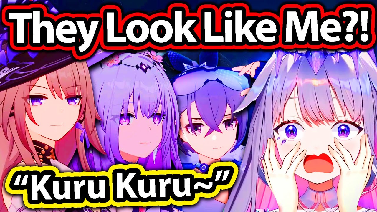 Biboo reacts to HSR characters that look like Her 【Hololive】
