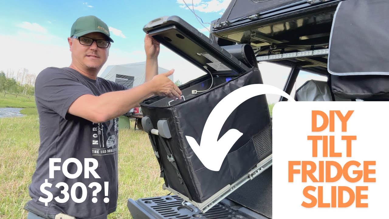 How to Build Your Own DIY Tilting Fridge Slide for Overlanding or