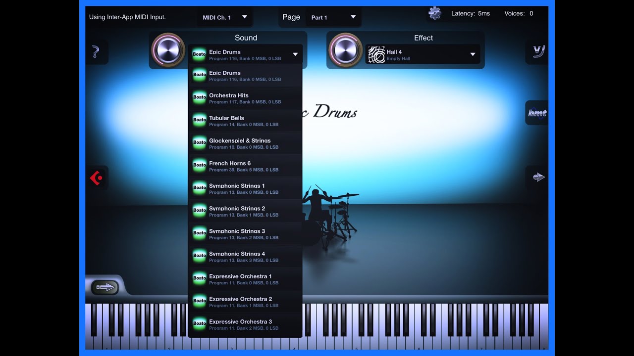 iSymphonic New Sound Pack and Audiobus Update Pre Release Demo