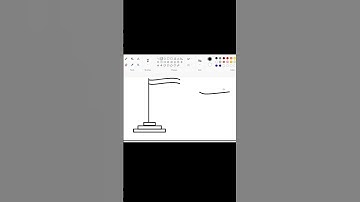 Painting INDIAN NATIONAL FLAG #shorts  How to draw Indian national flag in MS Paint #flags